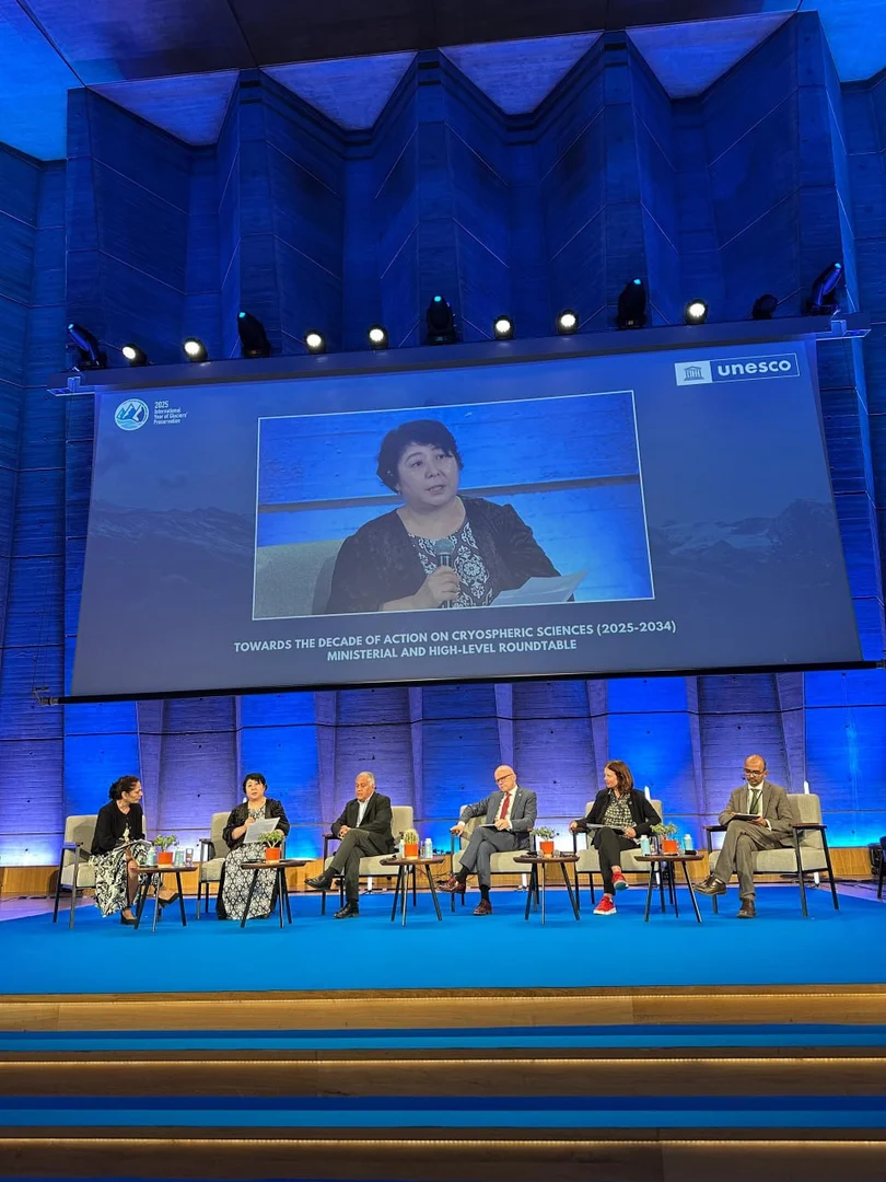 Кыргызская делегация приняла участие в мероприятиях ЮНЕСКО по ледникам и воде